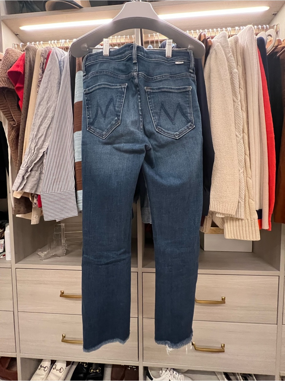 Mother The Insider Crop Step Fray Jeans - Picture 2 of 12